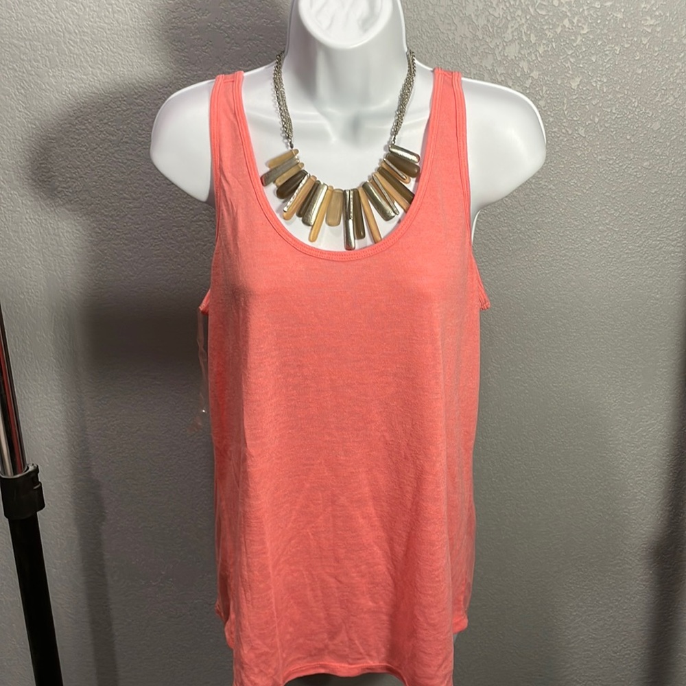 NWOT Maurices 24/7 tank top soft coral color